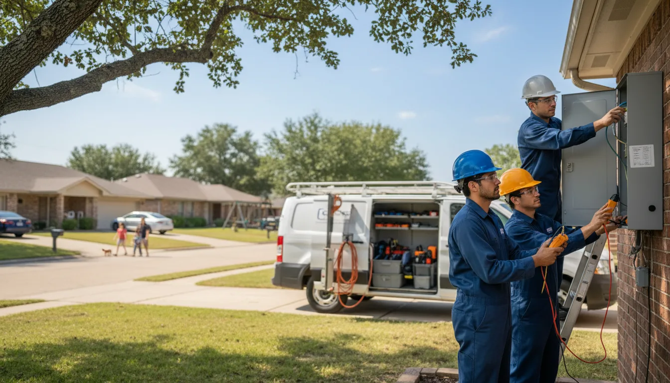 Certified electrician providing emergency electrical services in Frohna, MO
